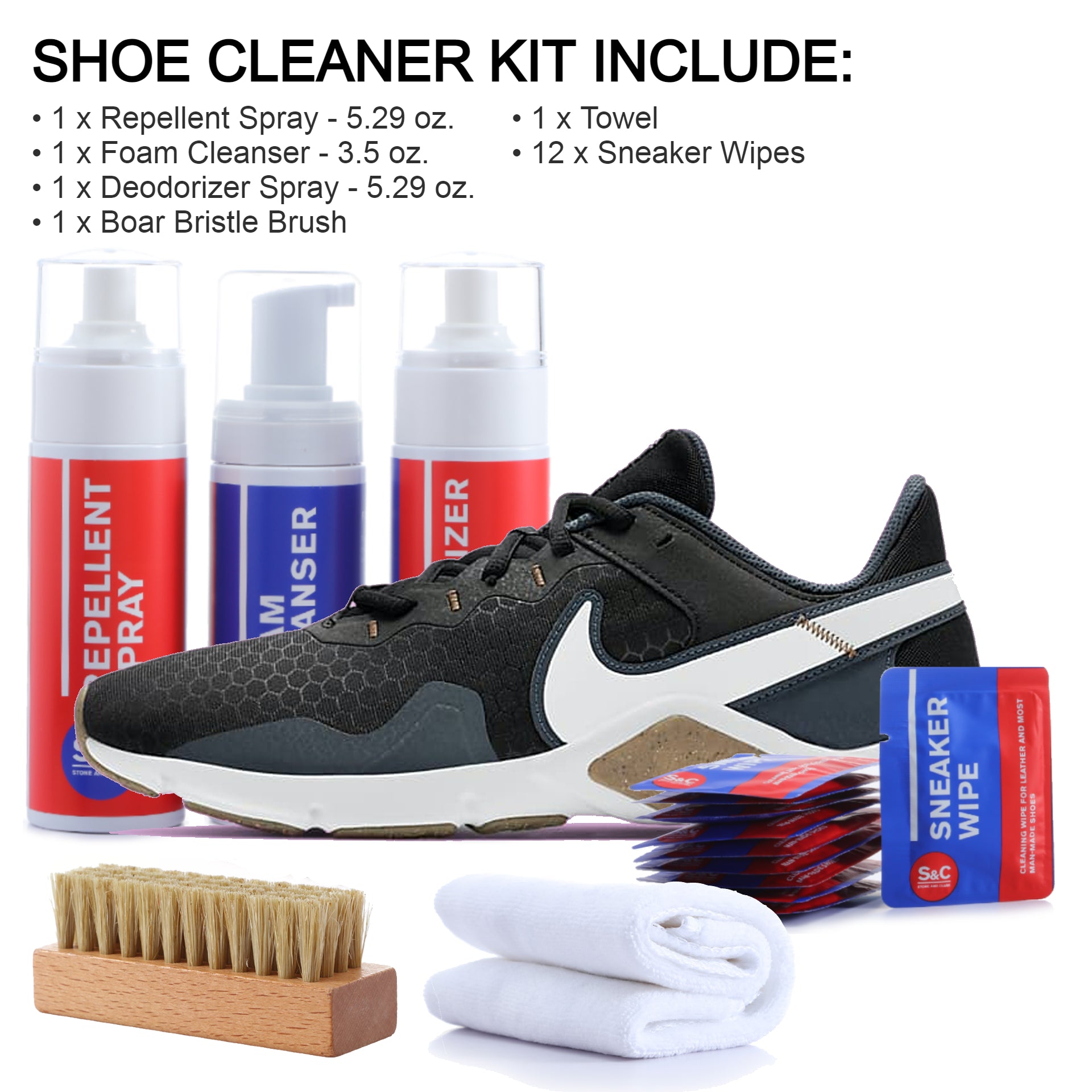 100ml Shoe Cleaner Foam Cleaner with Brush Cleaning Stain Dirt